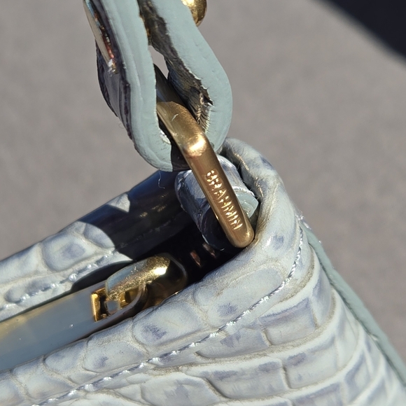 Brahmin Lorelei Croc Embossed Shoulder Bag - Picture 6 of 11